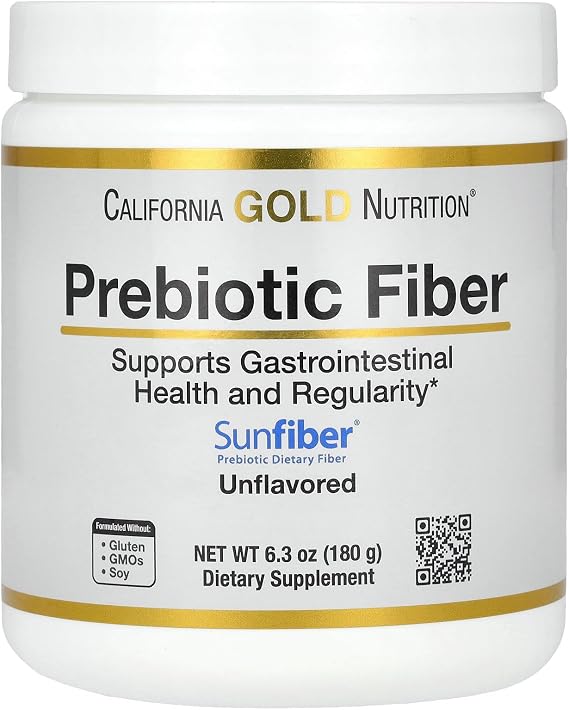 California Gold Nutrition Prebiotic Fiber, 6.3 oz (180 g)