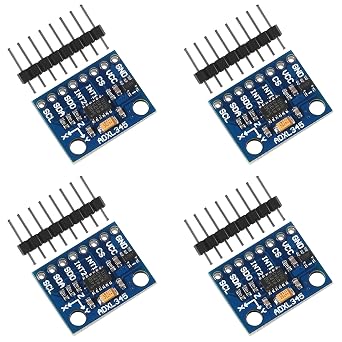 4Pcs GY-291 ADXL345 3-Axis Digital Acceleration of Gravity Tilt Module IIC/SPI Transmission for Arduino (4)