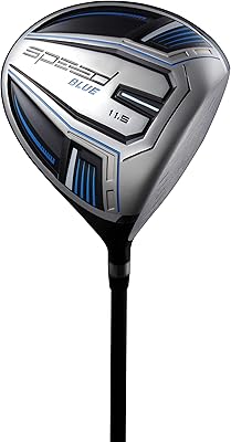 Speed Golf Driver Package Ultra Lightweight Titanium Driver, 12 Premium Golf Balls, 2 Spring-Loaded Tees Engineered for Maximum Distance & Accuracy Perfect Golf Gift Set for All Levels