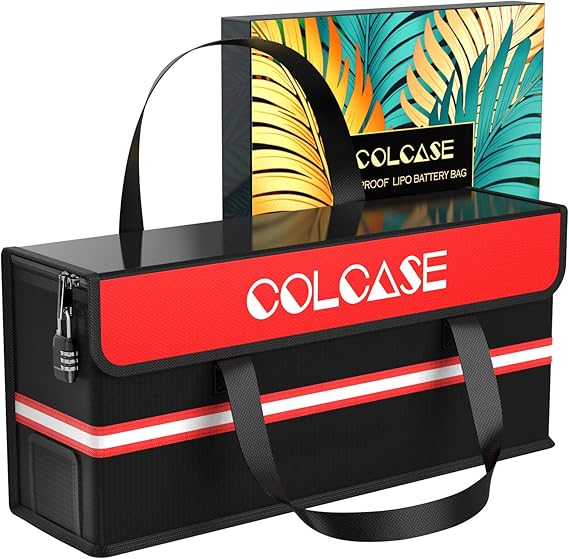 COLCASE Lipo Bag Fireproof Explosionproof Ebike Battery Storage Charging