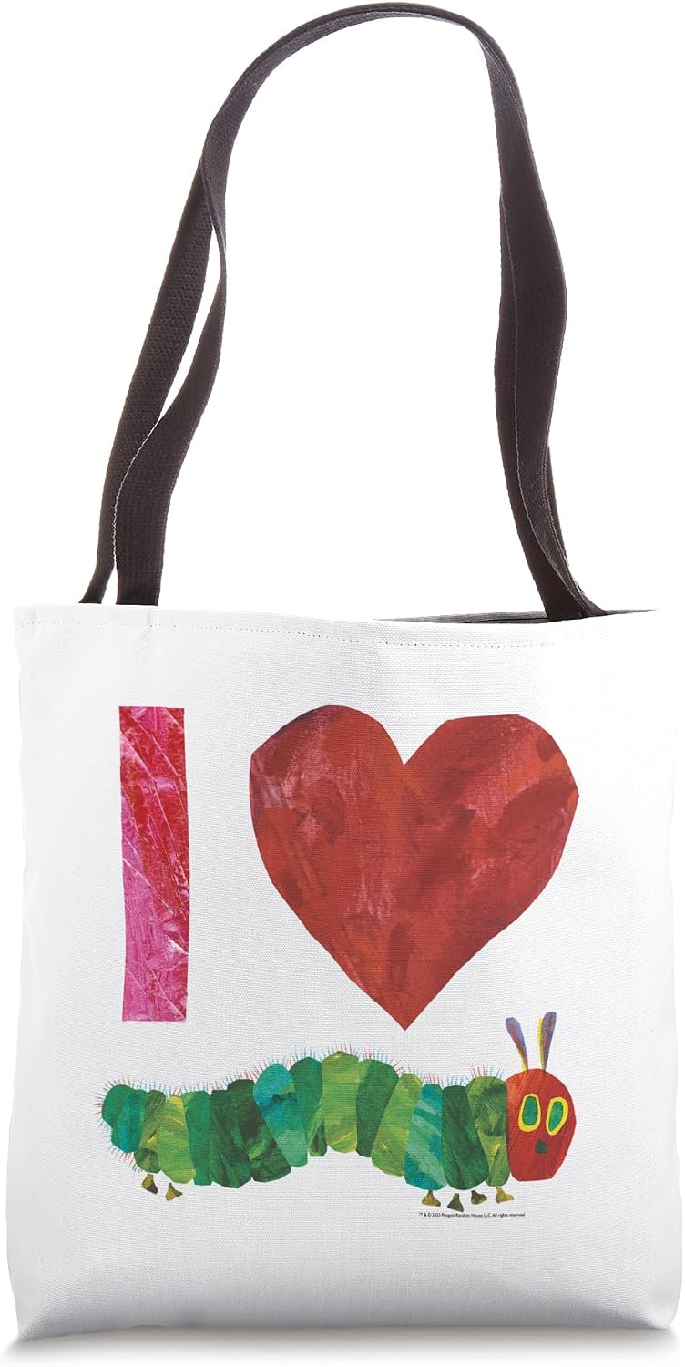 I Love Caterpillar Tote Bag