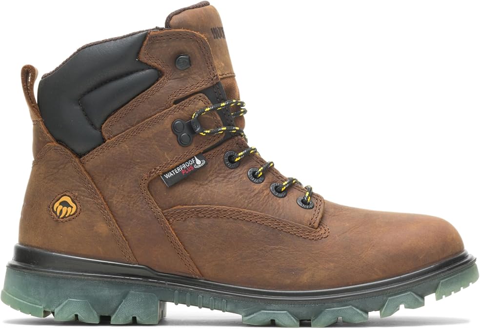 WOLVERINE Men's I-90 Waterproof Composite-Toe 6" Construction Boot