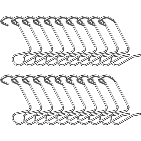 1/4in Fence Wire Tighteners(20 PCS) for Wire Fence Farm Garden | Barb Wire Fence Tools(Not inclued Tighteners Handle Tool),Fence Wire Tightener Clips