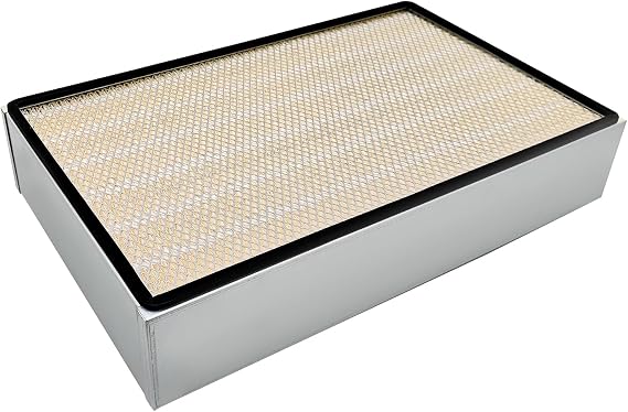 1037209AM Panel Filter Element Fits for Tennant 6100 Sub-Compact Ride-On Floor Sweeper (4VDW8), Replaces 1037209 83418 375210; 21 x 13.3 x 4.2 Inch, w/o Electrostatic Strap