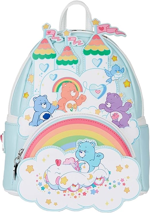 Loungefly Care Bears CareALot Castle Mini Backpack Multi