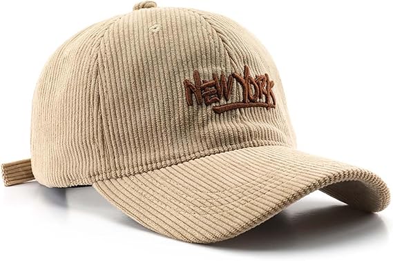 New York Hat Marble Texture Corduroy Baseball Cap Unisex Sun Hat Trucker Cap Dad Hat