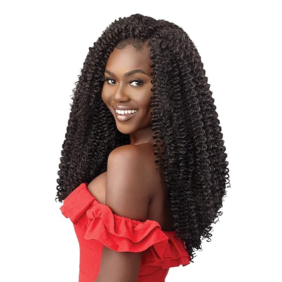 XPRESSION Outre Crochet Braids X-Pression Twisted Up Water Wave Fro Twist 22inch 2X (5-pack, 51)