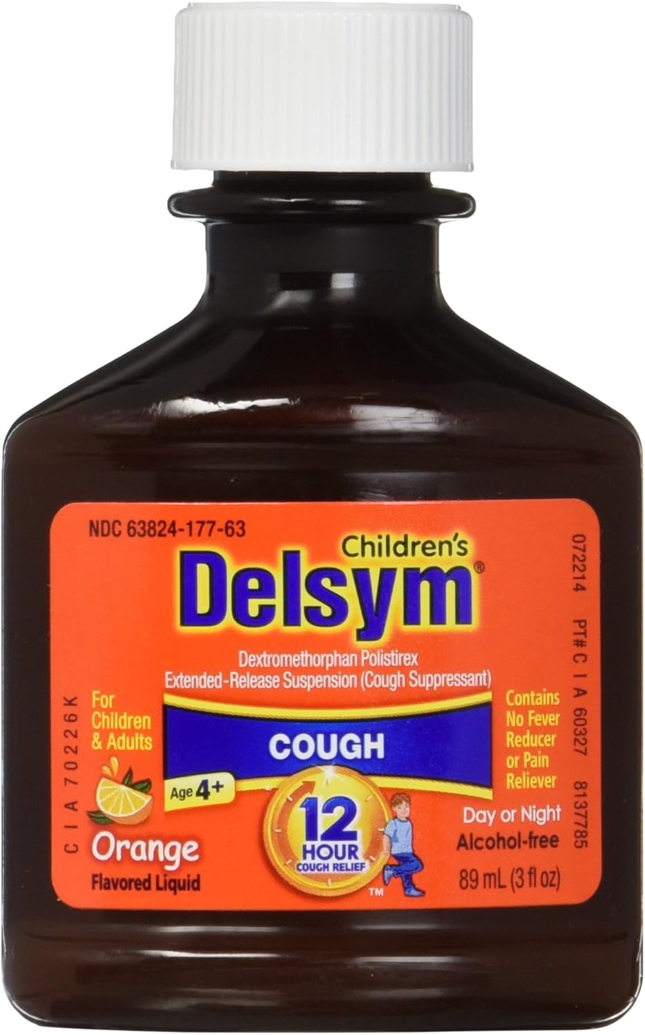 Delsym® Childrens Liquid - Orange 123 oz. wDosage Cup