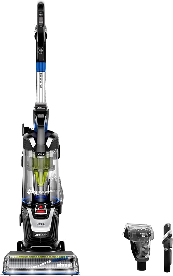 Bissell Pet Hair Eraser Turbo Lift-Off Vacuum, HEPA, 3774F