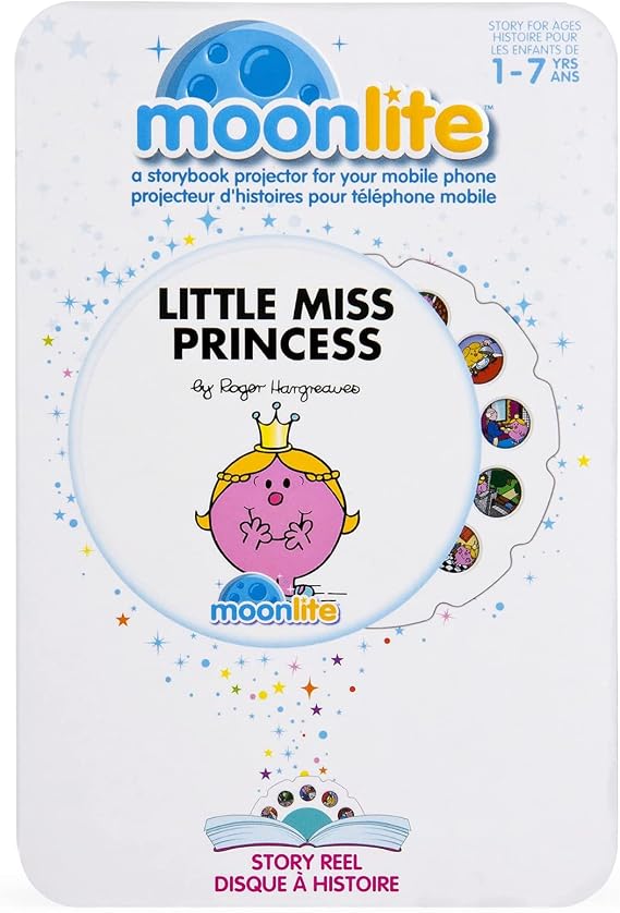 Moonlite Miss Princess Kids Story Projector, Story Reels Kids Flashlight Projector, Sensory Story Teller to Develop Imagination, Creativity, Language Skills, Fun Projector Toys