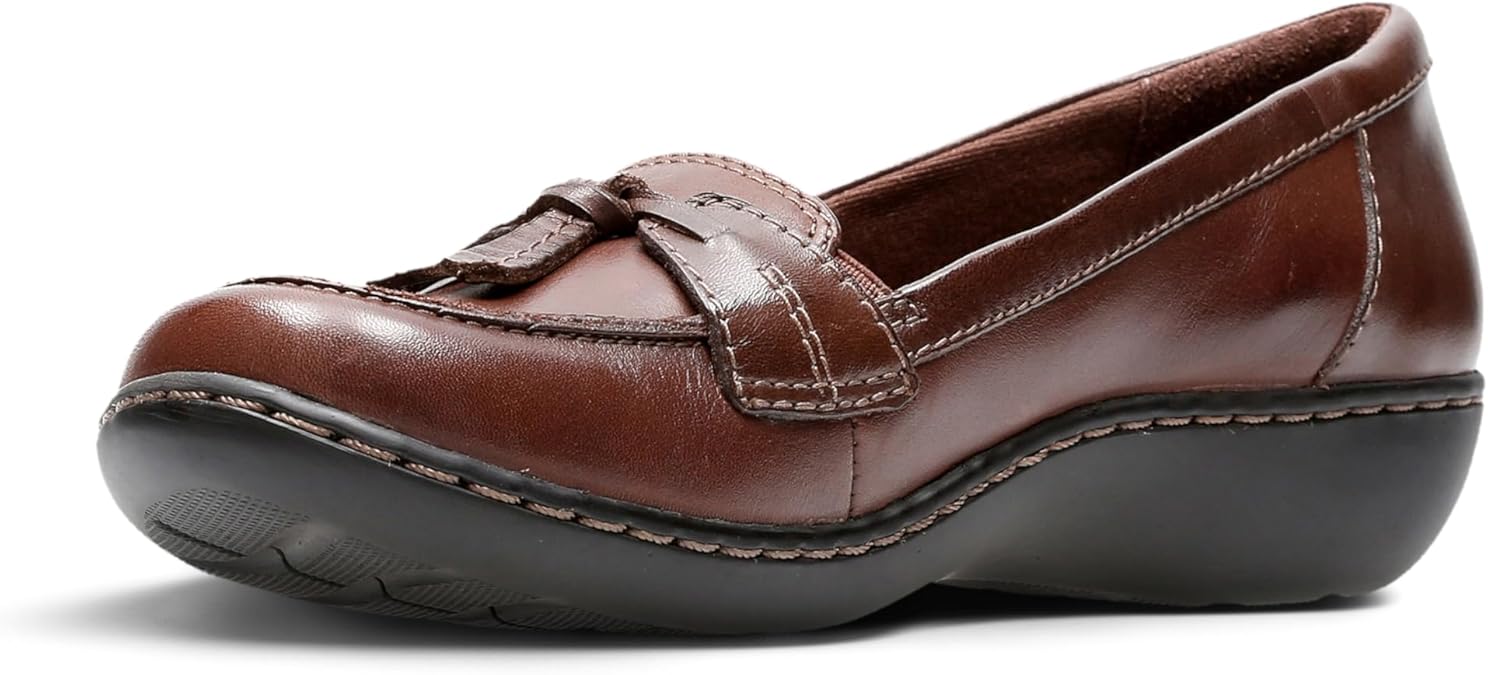 Clarks Women's Ashland Bubble Slip On Loafers | Casual Shoes