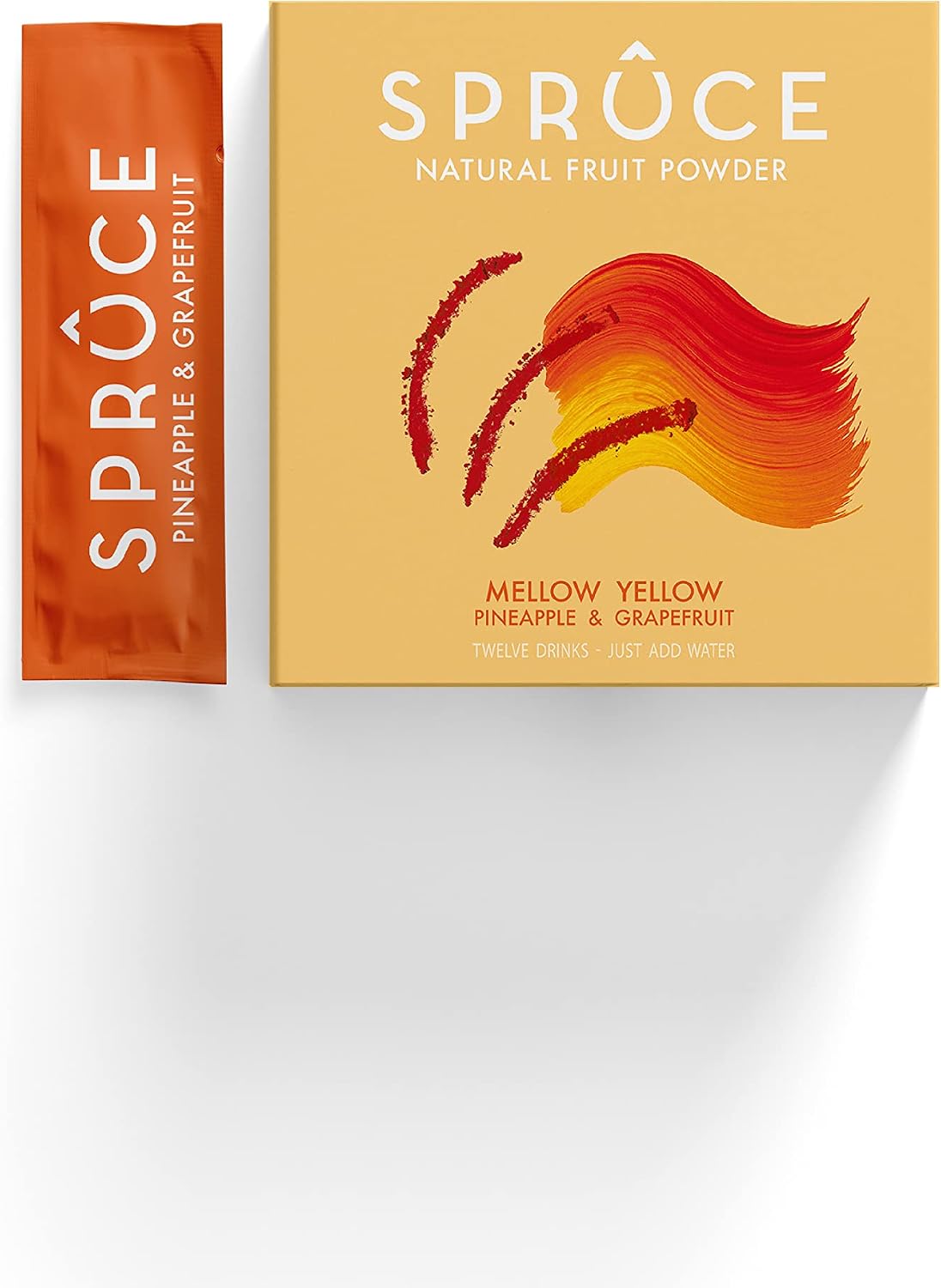 Spruce Natural Water Flavouring With Vitamins – Pineapple & Grapefruit – Plastic Free – No Sugar – Made With Real Fruits – Perfect For Hydration – 12 Drinks – Just Add Water – Squash Cordial