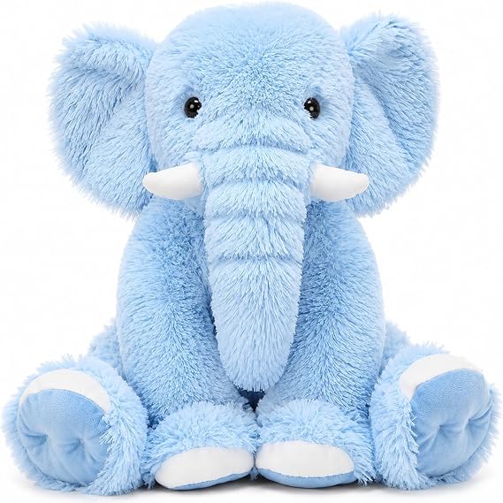 MorisMos Large Elephant Stuffed Animal, 19.6" Stuffed Elephant Plush