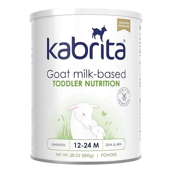 Kabrita Goat Milk-Based Toddler Nutrition Drink, 1224 Months, Gentle & Easy to Digest, Clean Label Project Certified, Supports Gut Health, Immunity & Brain Development 28oz (Pack of 1)