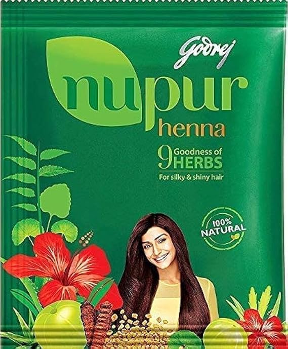Nupur Henna - Goodness of 9 Herbs - 1000 Grams