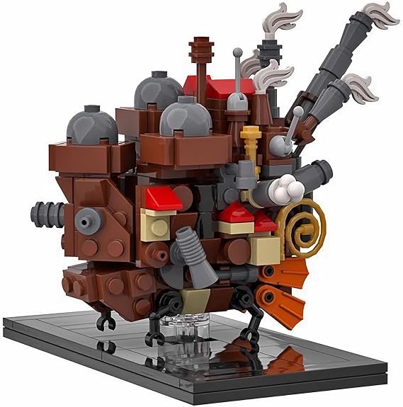 Anime Moving Castle Building Block Set, Howls Castle Bulding DIY Model Toys Collectible Birthday Gift for Fans (272 Pcs)