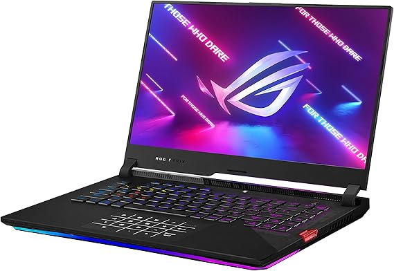 ASUS ROG Strix Scar 15 Laptop, 15.6" FHD IPS 300Hz, AMD Ryzen 9 5900HX, 16GB DDR4 RAM, 1TB SSD, NVIDIA RTX 3080, QWERTY English RGB Keyboard, Advanced Cooling, Windows 11 Home