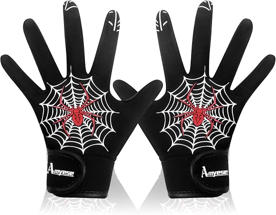 Youth Baseball Batting Gloves - Sport Baseball Gloves, Breathable Stretchy Firm Grip Softball Glove for Batting Cage Practice Games