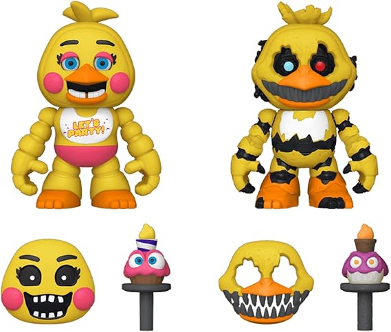 Five Nights at Freddy/Snaps! Toy Chica & Nightmare Chica Action Figure