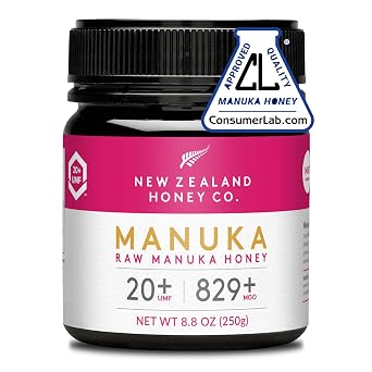 New Zealand Honey Co. Raw Manuka Honey UMF 20+ / MGO 829+ | UMF Certified Raw Honey | 8.8oz