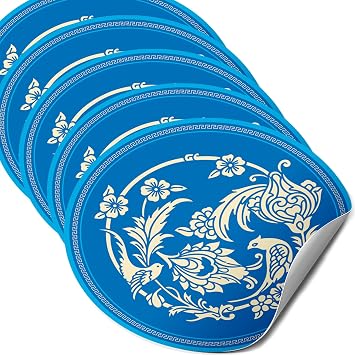 Annual Wealth Amulet 2026 Feng Shui Stickers, Symbol of Prosperity, Flow & New Beginnings, Decorative Feng Shui Stickers for Balance and Growth Energy, Made in USA 5 Pack