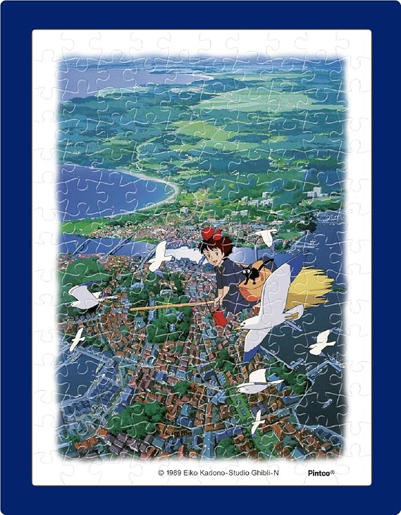 ENSKY Studio Ghibli Work Over Calico Jigsaw Puzzle, 150 Pieces MA-12