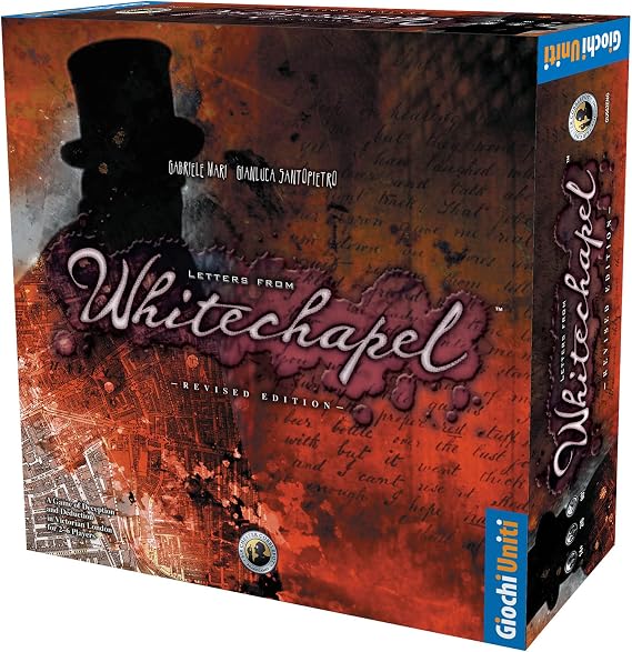 Letters from Whitechapel Board Game Revised Edition | Strategy Game for Teens and Adults | Detective Board Game | Ages 13 and up | 2 to 6 Players | Average Playtime 90 Minutes | Made by Giochi Uniti