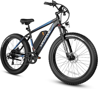 Electric Bike for Adults, 750W500W Electric Bicycle with 48V 15AH13AH Battery, 26 Fat Tire Electric Bike up to 2621MPH 50Miles, Electric Mountain Bike with 7-Speed