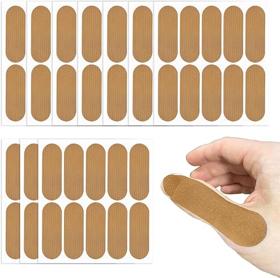 FixlyFido 100 PCS Bowling Thumb Tape - Bowling Finger Tape - Thumb Tape Protector for Bowling(Multiple Colors, 1 x 2.8 Inches, Breathable)