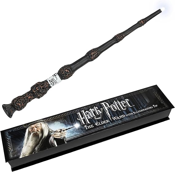 Harry Potter The Elder Wand with illuminating tip