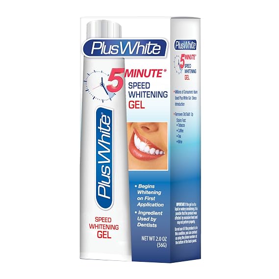 Plus White Speed Whitening Gel, 5 MinuteTeeth Whitening (2 oz)