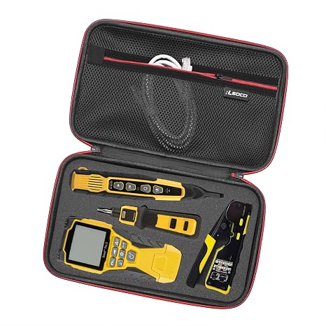 RLSOCO Carrying Case for Klein Tools VDV501-851/VDV226-110/VDV427-300/VDV500-123, Storage Holder Fits for Scout Pro 3 Tester,Tracer Probe and Accessories (Case Only)