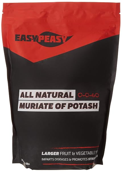 All- Natural Muriate of Potash | Potassium Fertilizer with 0-0-60 Analysis | Potassium Plant Food for All Indoor and Outdoor Plants | Potassium Nutrient for Yards in GRANULAR Form