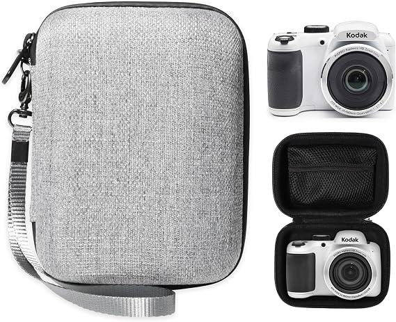 Alltravel Camera Case compatible with Kodak PIXPRO Astro Zoom AZ252-RD, AZ401-WH PIXPRO, AZ421 Minolta 20 Mega Pixels, WIKICO 4K Vlogging Camera