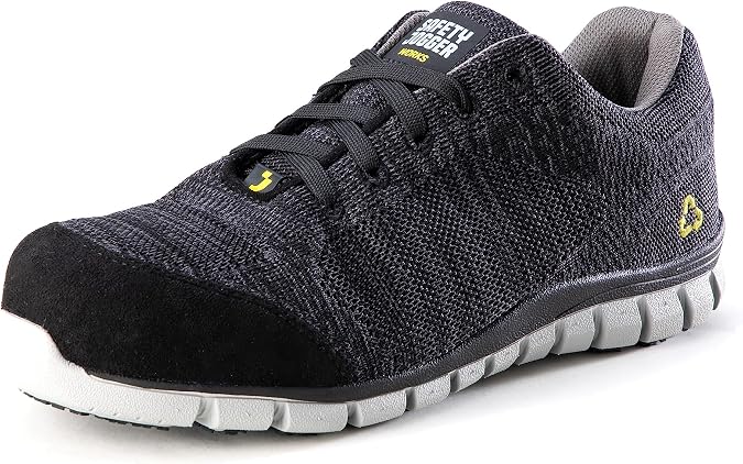 SAFETY JOGGER Morris S1P Safety Trainers Black UK 7.5 Black