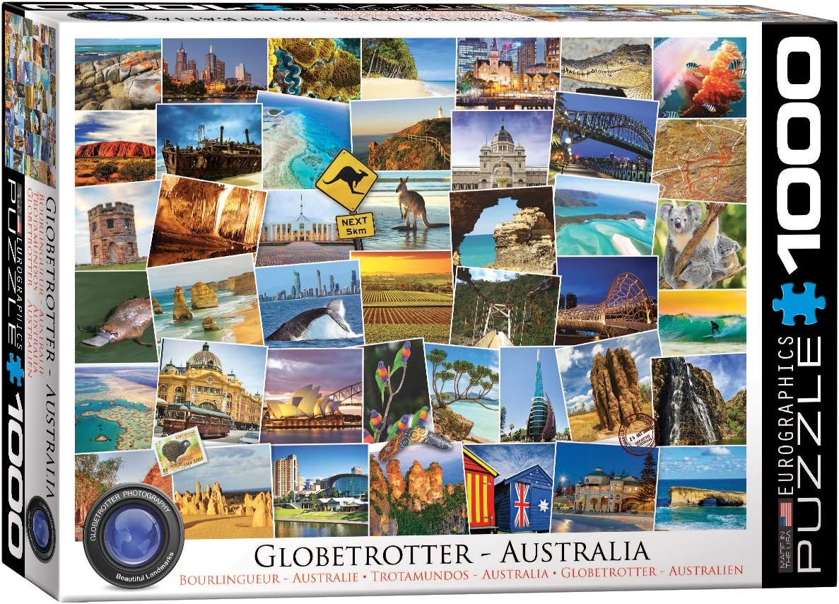 EuroGraphics Australia Globetrotter 1000 Piece Puzzle
