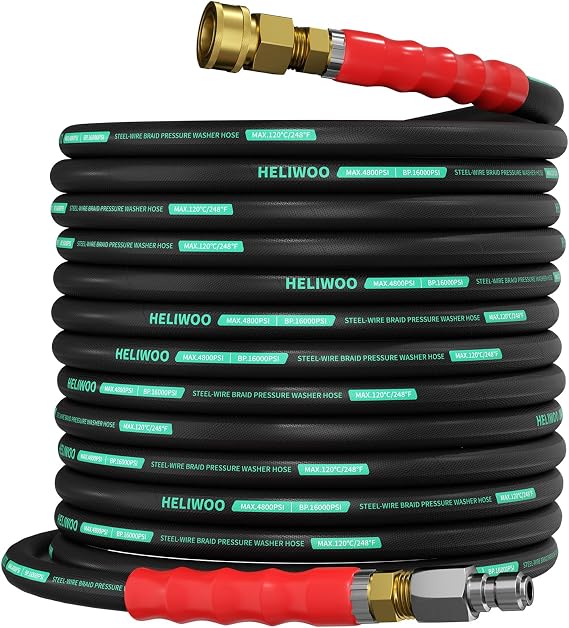 4800 PSI Pressure Washer Hose 50FT, 3/8''
