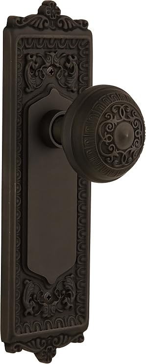 Nostalgic Warehouse Egg & Dart Door Knob With Plate