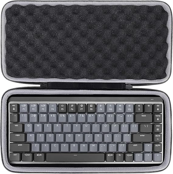 co2CREA Storage Carry Travel Hard Case for Logitech MX Mechanical Mini Wireless Illuminated Keyboard, Case Only