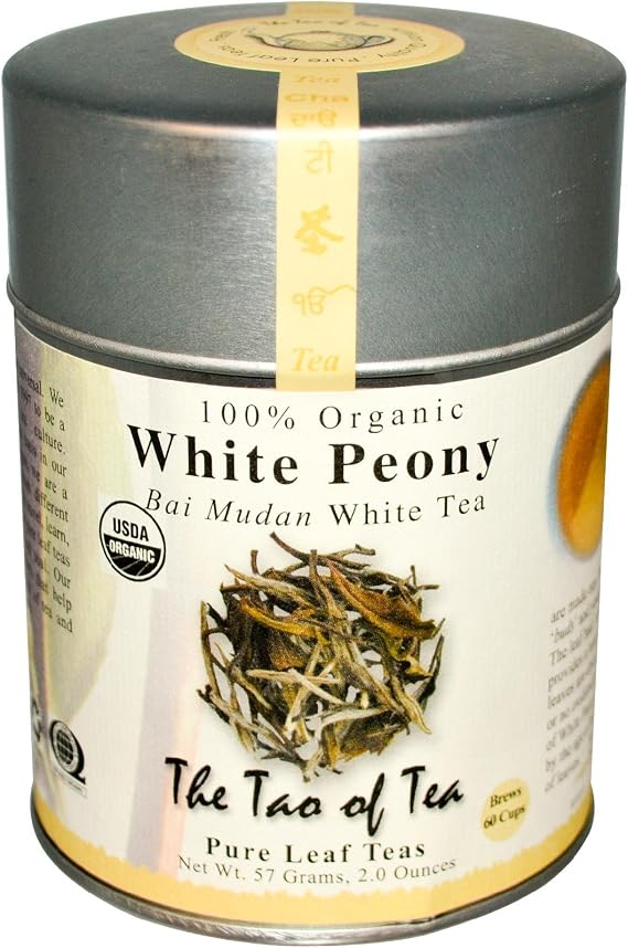The Tao of Tea, Organic Bai Mudan White Tea, White Peony, 2 oz (57 g)