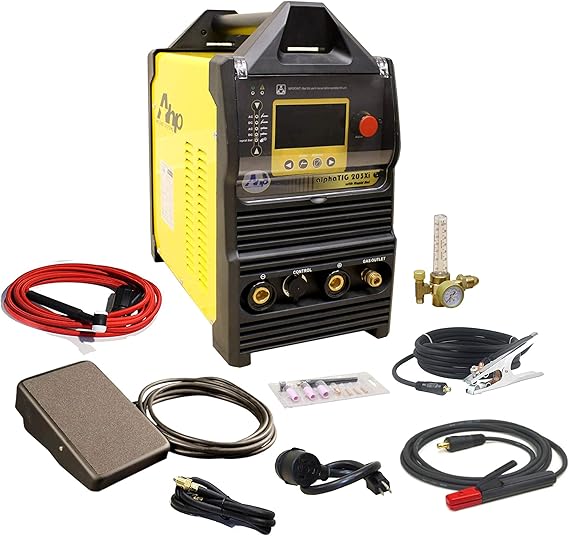 NEW 2024 AHP AlphaTIG 203Xi Amp IGBT AC DC Tig/Stick Welder with PULSE 110/220v