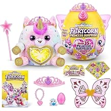 Rainbocorns Fairycorn Princess Surprise Unicorn Sürpriz Yumurta, 35+ Aksesuarı, Pembe Kanat
