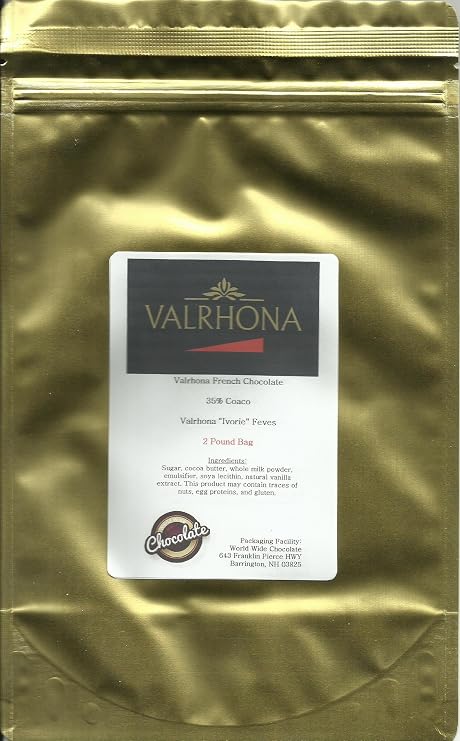 Valrhona Chocolate Ivoire 35% Feves - 2 lb