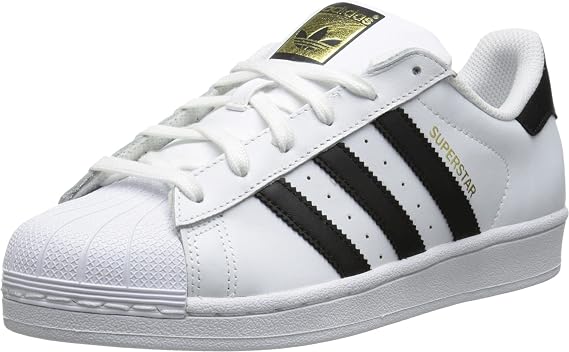 adidas Originals womens Superstar Sneaker, White/Black/White, 5.5 US