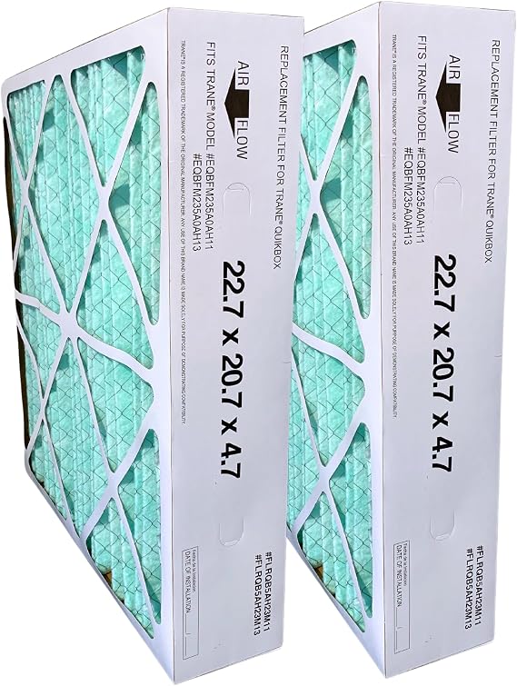 Atomic Compatible for Trane FLRQB5AH23M11 22.7x20.7x4.7 MERV 13 Upgrade Filter - 2 Pack