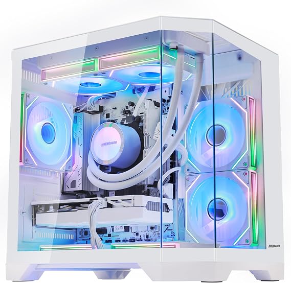 Ocean of Stars Gaming PC - AMD Ryzen 5 7600, Intel Arc B580 12GB, 16GB DDR5 RAM, 1TB PCIe SSD, 11 AC Wi-Fi, 850 PSU, Windows 11 - Desktop Computer