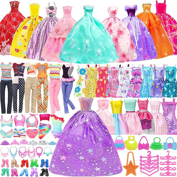 101 Pcs Doll Clothes Set for 11.5 Inch Girl Dolls