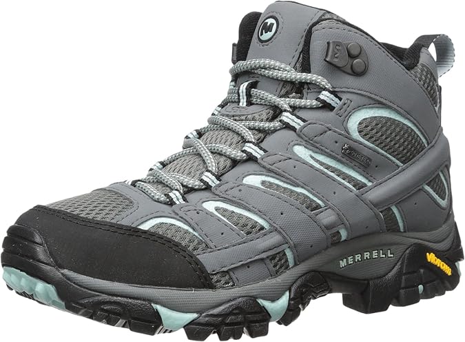 Merrell Men's Moab 2 Leather Mid GTX High Rise Hiking Shoes