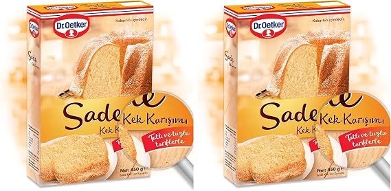 Dr. Oetker Sade Kek Karışımı 450 Gr 2li paket