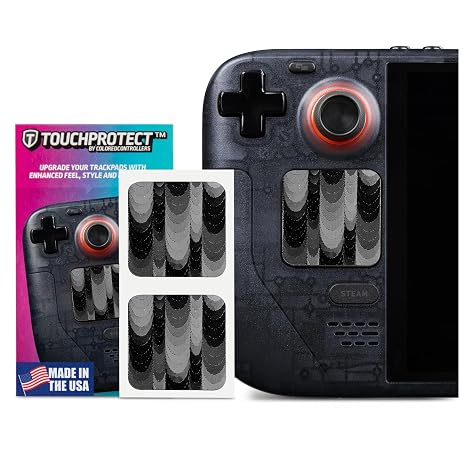 TouchProtect - Steam Deck OLED Compatible Accesory Skin to Add Grip, Style, Tactile Feedback, and Protect Steam Deck Trackpad. Touchpad Protector